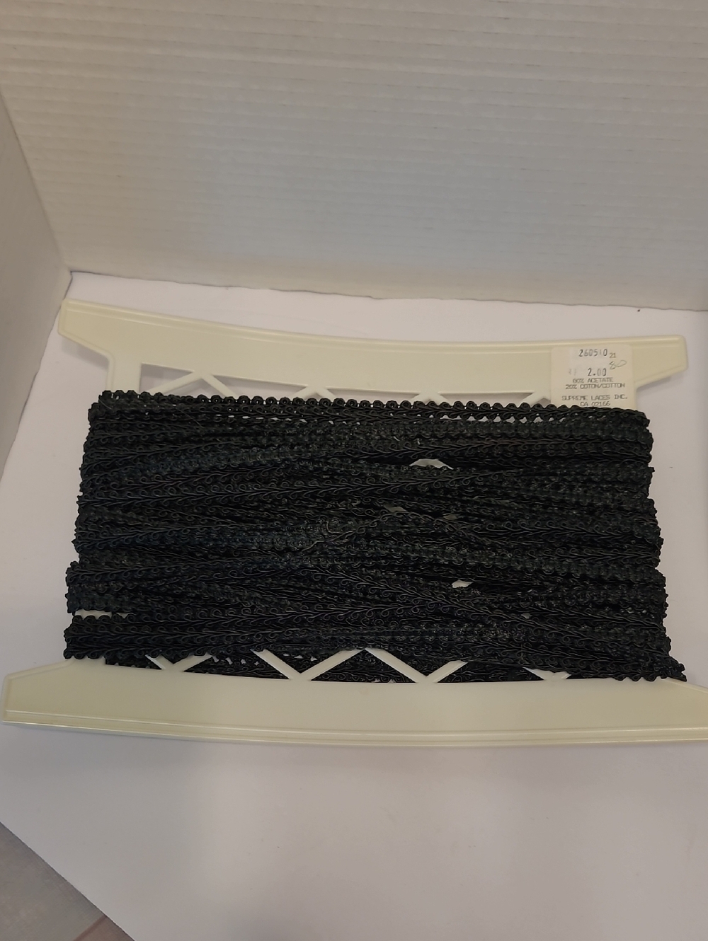 Green  Scalloped Braided Trim 21 Yards/780" Worth